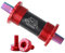 GOBBIS Fahrrad Innenlager,Innenlager Tretlager Fahrrad Titan Keramik Tretlager MTB Rennrad 103 107 110 113 119 122mm quadratisch konische Achse (Color : 122mm Red)
