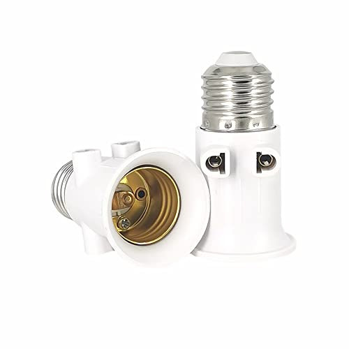 YinzPlus MEHRWEG 2-pcs pro Satz E27 Sockel Adapter und Europa Typ AC Sockel