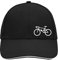 Huuraa Cappy Mütze Bike Fahrrad Geschenk Black/Light Grey Bike Präsent
