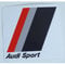 Audi A16-2019 Aufkleber groß 10x10cm Sport Logo Sticker Schriftzug
