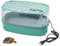 MOGOULUA Turtle Tank Aquarium avec Pompe à Eau Habitat de Reptile Turtle Tank Terrarium Turtle Basking Platform avec Couche Filtrante du Système de Douche