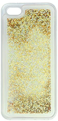Babaco Phone Case For Iphone 5/5S/SE Liquid Glitter Effect, Gold
