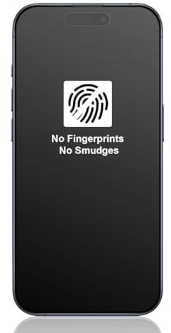 Xunzii Matt Full Screen Schutzfolie für iPhone 15 Pro 6,1für Panzerglas, 2 Stück Anti-Fingerabdruck Matte Folie, 9H Härte Tempered Glas Schutzglas, Blendschutz Displayschutzfolie