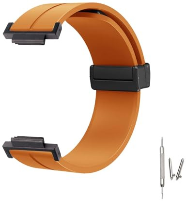 ZUREGO Sport Armband für Casio GA-2100/GA-B2100 Armband, Weiche Silikon Armbänder Ersatzband mit Magnet Kompatibel mit Casio GA-2100/GA-B2100 (K)