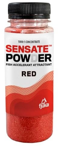 Fjuka Sensate Powder Red | Instant bait boost | For maggots, pellets, meat, corn, bread, boilies etc