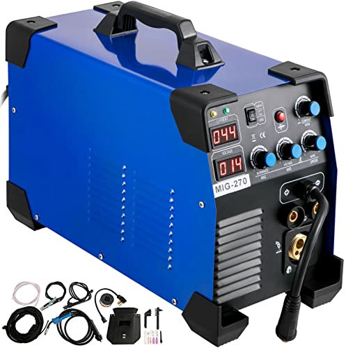 MIG MMA TIG 3 in 1 Combo Inverter Saldatrice 270A/250A/200A/160A Saldatrice for acciaio e ferro Riparazione di alluminio Ampia gamma di applicazioni(Color:MIG 270A)
