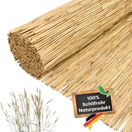 Coradoma Natte brise-vue en roseau disponible en 12 tailles, 140 x 600 cm, brise-vue en roseau pour balcon, jardin et terrasse, clôture naturelle