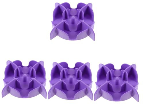 Toddmomy 4piezas Tazón Antivoracidad para Perros Comedero Lento para Alimentación para Digestión Saludable De Mascotas