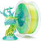 ZIRO Silk Multicolor 3D Drucker Filament, Seide PLA Filament 1.75mm, Schnelles Gefälle PLA für Die Meisten 3D Drucker, Maßgenauigkeit +/-0.03mm, 1kg/2.2lb Spule, Zitrone Schimmer