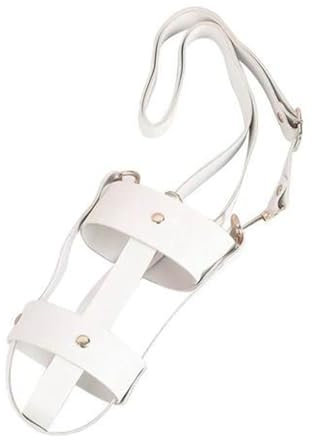 AMEEDA Water Bottle Carrier Bag PU Leather Glass Cups Storage Bag Case With Strap Water Bottle Holder Pouch Kettles Anti Scalding Protective Covers For Camping(WHITE)