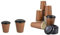 50 BICCHIERE DI CARTA AVANA COFFEE TO GO + 50 COPERCHI MUNITI DI FORO e BECCUCCIO PER ASPORTO BEVANDE CALDE con capacità selezionabile 250 ml 350 ml 450 ml (350 ml 12oz)