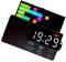 HOMSFOU Alarm Clock Speaker Faltbarer Musik Und Fm-Radio-wecker Mit USB-ladefunktion Und Dimmbarem Display Für Schlafzimmer Und Wohnzimmer