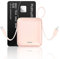 VINKO Small Power Bank with Built-in Cable,10000mAh Fast Charging Power Bank, 22.5W USB C Portable Charger, Mini Battery Pack for iPhone 16 15 14 13 Samsung Galaxy Google Android (Pink)