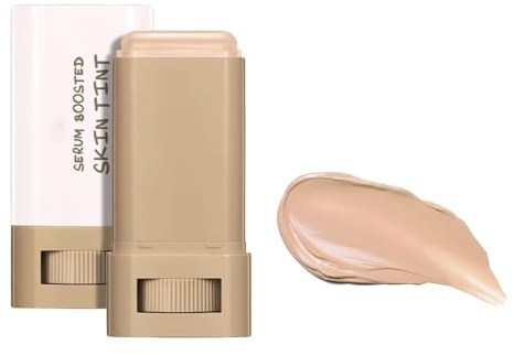 Beauty Skin Tint, Solid Tinted Serum Boosted Skin Tint Balm For Black Women, Smooths Fine Lines And Evens Tone With A Natural Finish (04#)