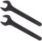 2PCS 30mm Carbon Steel Spanner Wrench, Single Open End Wrench for Automotive Repair, Furniture Assembly & DIY Maintenance