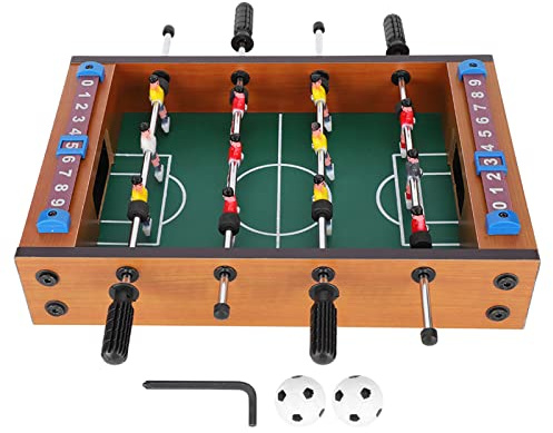 Gedourain Kicker-Tischfußball, Einfach zu Verstauen, Fußball, Sportgeschenk, Mini-Fußball-Brettspiel, Indoor-Spiel für Party, Kinder, Spielspielzeug