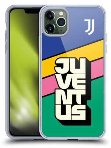 Head Case Designs Offizielle Juventus Football Club Signatur Grafik-Sammlung Gelhülle [Militärischer Schutzgrad] Kompatibel Mit Apple iPhone 11 Pro Max Und Kompatibel Mit MagSafe