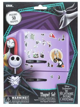 Grupo Erik Imanes Nevera Pesadilla Antes de Navidad | Iman Nevera para Niños, Decoracion Hogar y Oficina, Merchandising Oficial Disney (14,5 x 21 cm)