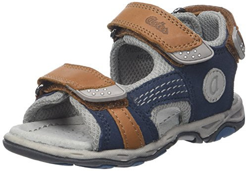 Aster Bamer Peeptoe Sandalen, Marineblau Camel, 28 EU