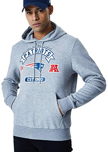 New Era NFL New England Patriots Graphic TD Hoodie Pullover, Größe :S