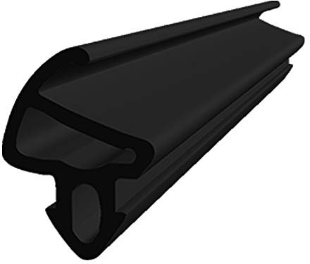 Horivert Fensterdichtung S-1150 schwarz 200m Gummidichtung Tür Balkon Dichtungsband Oberlicht Scheibe Luftzugstopper PVC Fenster Kunststofffensterdichtungen
