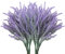 Ouddy Daily 10 Pezzi Fiori Di Lavanda Artificiales, Bouquet Lavanda In Plastica, decorazione In Fiori Finti Lavanda Cortile Giardino Esterno Balcone Camera Da Letto, Matrimonio All'aperto（viola）