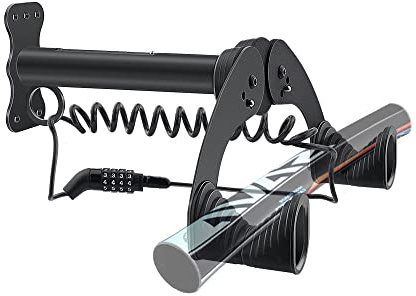 ROADGIVE Bike Wall Mount Horizontal Bicycle Bike Wall Hanger in Indoor Storage or Garage Wall Mounted Bike Rack Adjustable Bike Hanger to Keep Your Bike Level, Wall Bike Rack Hooks for Bicycles