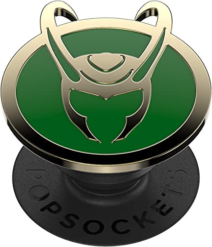 PopSockets: Phone Grip with Expanding Kickstand, Pop Socket for Phone - Enamel Marvel Loki