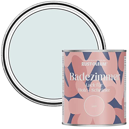 Rust-Oleum Blue Moisture Resistant Bathroom Wood and Cabinet Paint in Matt Finish - MARCELLA 750ML