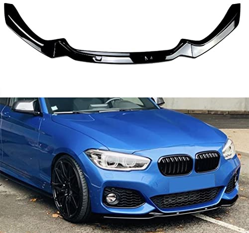 Auto Paraurti Anteriore Splitter Labbro Inferiore Per BMW 1 Series F20 F21 M-Pack 118i 120i 2015-2019 ABS Spoiler Guardie Del Corpo Kit di Protezione Decorativa Auto Mento Spoiler Trim