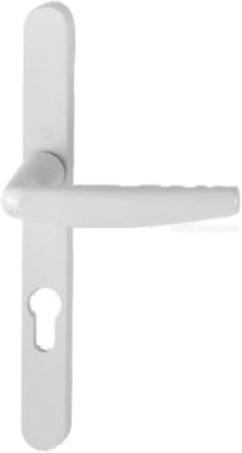 HOPPE AG BCA22080 Ensemble de Porte-fenêtre Plaque étroite Atlanta HOPPE Saillie réduite 70 Clé i ép.68/77 Marron 8003-3309468