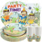 Halloween Birthday Party Supplies (Serves 24) Dinner Plates, Dessert Plates, Cups, Napkins. Zombie Birthday Party Decorations for Kids, Boys, Girls and More. Horror Birthday Party