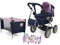 509 Crew Doll Stroller Pram 18 Piece Combo Value Play Set, Ages 3+