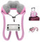 Eight Space Neck Pillow Phone Holder, Lazy Gooseneck Cell Phone Stand with 360 Clips, Universal Mobile Phone Tablet Stand for iPhone 14/14 Pro Max/13 (Blue) (Pink)
