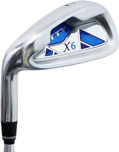 Ferro da Golf n. 7 per Mancini/destrimani con Manico in Acciaio/Grafite per Ferri da Golf da Allenamento per Uomini e Donne,Left-Men-Steel