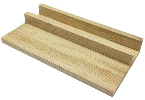 Kerzenverpackung Holz Rohlinge Eschenholz für Stabkerzen-Klötzchen viele Variationen (Esche 1er-2fach offen)