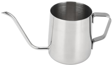 Gießkanne, 350ml Edelstahl Schwanenhals Wasserkocher Langer schmaler Tropfauslauf Kaffee Tee Kanne, Hängeohr, Reise Gießkanne für Tropfkaffee, French Press
