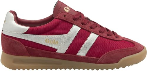 Gola Womens Tornado, Deep Red/Silver, 4 UK