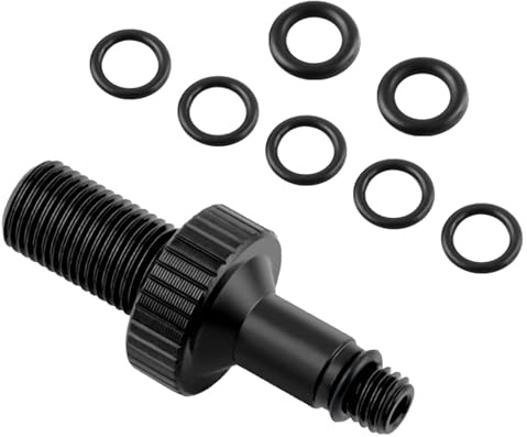 Rudiaoa Bicycles Rear Shock Air Pumps Valves Adapter Tool Mountain Bike Suspension Aluminum Alloy Converter Bicycles Rear Shock Pumps Tool