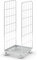 E.S.B. Stalen rolcontainer, 2-zijdig, totale hoogte 1830 mm, Gewicht 27,4 kg - materiaalcontainer transporttroller transportcontainer