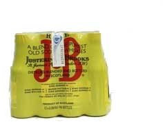 Pack 12 miniatures Bouteilles de Whisky J&B de 50ml