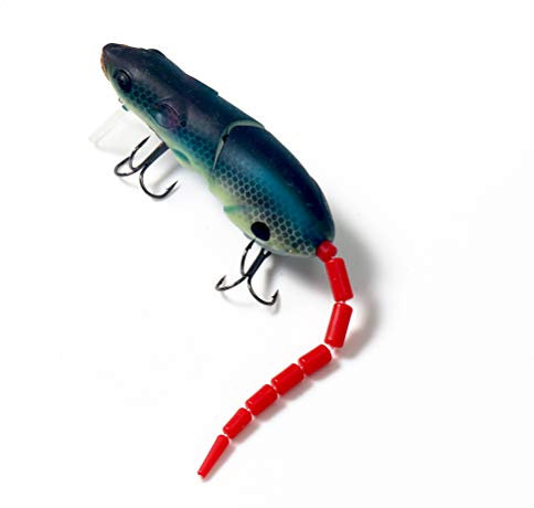 AimdonR Fischköder Künstliche Plastikmaus Köder Swimbait Ratte Fischköder Fischköder Mit Angelhaken Outdoor Tackle