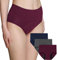 INNERSY Period Panties Menstruation Unterwäsche Wochenbett Auslaufsicher Slip Mehrpack 3 (40, Marine/Grau/Weinrot)
