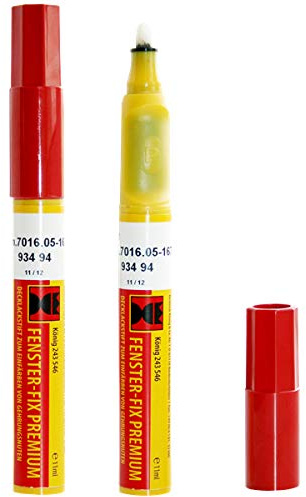 SCHUERING Colour Lacquer Pen For UPVC Windows - Black Brown