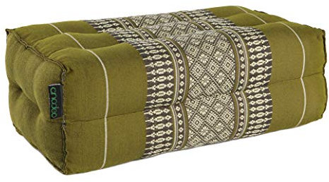ANADEO YogaProducts Standard – Standard Zafu Yoga- und Meditationskissen – 100% natürliches Kapok mit hoher Dichte – Komfort und Festigkeit – Sitzstabilität – Bambus – X1