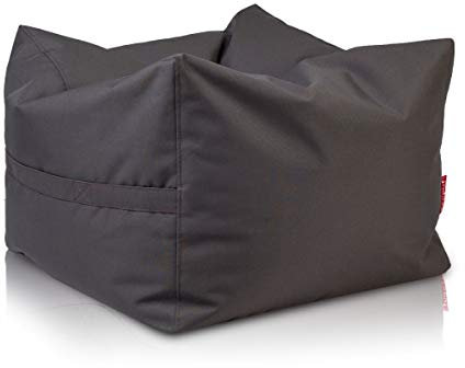 Ecopuf Outdoor-Sitzsack aus Polyester, wasserdicht, Oxford, 600D, abnehmbarer Bezug, gefüllt mit Polystyrol-Kugeln.