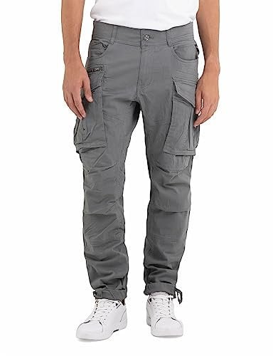 Replay Herren Cargo-Hose Joe Comfort-Fit aus Komfort Baumwolle, Aviator Green 703 (Grün), 33W / 30L