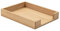 KIRIGEN Wood Letter-Size Tray Single-Tier Wooden Tones Collection Front-Load Documents Tray for Office Desktop Organizer - Desk Magazine, File, Folder, Paper Holder Natural
