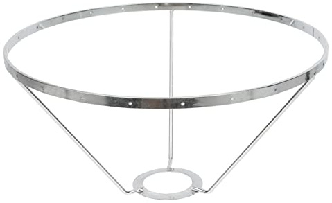Minkissy Lampenschirmringe Lampenschirmring DIY Trommel Lampenschirm Rahmen Fitter Licht Schreibtischlampe Anh?ngerrahmen Halterung Metallring Unterstützung Für Lampenschirm Zubeh?r Lampe Metallring