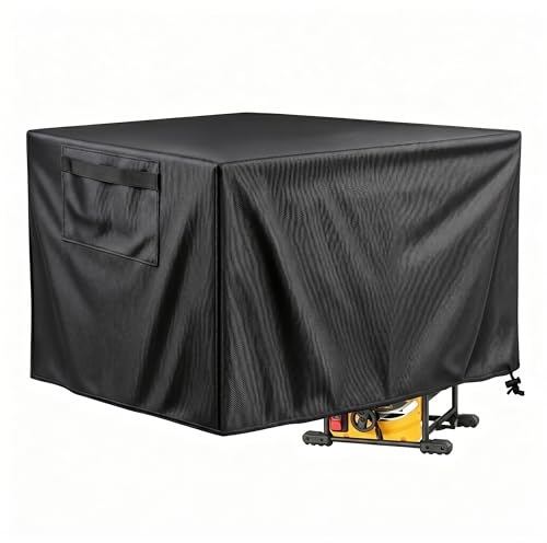 Table saw cover, 29L*23W*15H inch,High Density Waterproof Table Saws Cover, Outdoor Portable Table Saw Cover